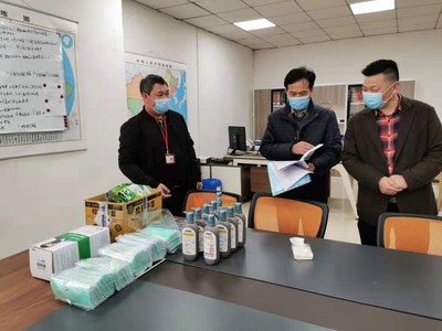 沙田醫(yī)保分局到復(fù)工企業(yè)開展疫情防控措施檢查