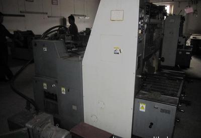 二手日本原裝濱田四開單色膠印機展示與細節解析